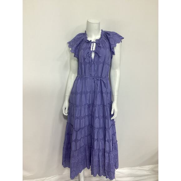 Cleobella 'Mallory' Purple Ankle Dress Size XS - Picture 2 of 4